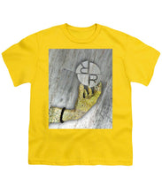 Rubino Hands Study - Youth T-Shirt Youth T-Shirt Pixels Yellow Small 
