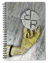 Rubino Hands Study - Spiral Notebook Spiral Notebook Pixels 6" x 8"  