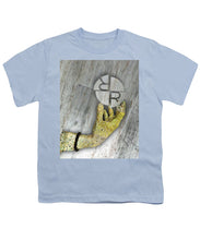 Rubino Hands Study - Youth T-Shirt Youth T-Shirt Pixels Light Blue Small 