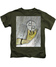 Rubino Hands Study - Kids T-Shirt Kids T-Shirt Pixels Military Green Small 
