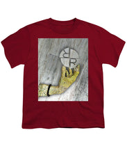Rubino Hands Study - Youth T-Shirt Youth T-Shirt Pixels Cardinal Small 