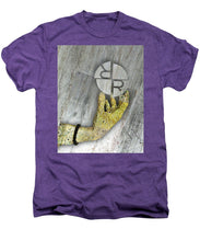 Rubino Hands Study - Men's Premium T-Shirt Men's Premium T-Shirt Pixels Deep Purple Heather Small 
