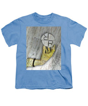 Rubino Hands Study - Youth T-Shirt Youth T-Shirt Pixels Carolina Blue Small 