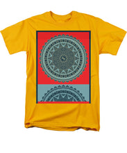 Rubino Indian Mandala - Men's T-Shirt  (Regular Fit) Men's T-Shirt (Regular Fit) Pixels Gold Small 