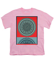 Rubino Indian Mandala - Youth T-Shirt Youth T-Shirt Pixels Pink Small 