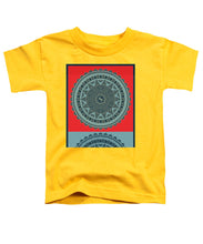 Rubino Indian Mandala - Toddler T-Shirt Toddler T-Shirt Pixels Yellow Small 