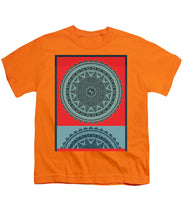 Rubino Indian Mandala - Youth T-Shirt Youth T-Shirt Pixels Orange Small 