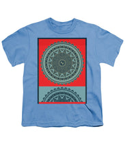Rubino Indian Mandala - Youth T-Shirt Youth T-Shirt Pixels Carolina Blue Small 