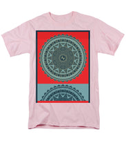 Rubino Indian Mandala - Men's T-Shirt  (Regular Fit) Men's T-Shirt (Regular Fit) Pixels Pink Small 
