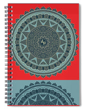 Rubino Indian Mandala - Spiral Notebook Spiral Notebook Pixels 6" x 8"  