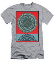 Rubino Indian Mandala - Men's T-Shirt (Athletic Fit) Men's T-Shirt (Athletic Fit) Pixels Heather Small 