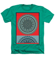 Rubino Indian Mandala - Heathers T-Shirt Heathers T-Shirt Pixels Kelly Green Small 