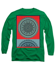 Rubino Indian Mandala - Long Sleeve T-Shirt Long Sleeve T-Shirt Pixels Kelly Green Small 