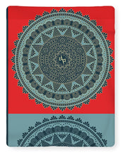 Rubino Indian Mandala - Blanket Blanket Pixels 60" x 80" Sherpa Fleece 