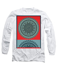 Rubino Indian Mandala - Long Sleeve T-Shirt Long Sleeve T-Shirt Pixels White Small 