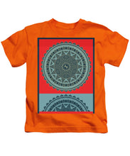 Rubino Indian Mandala - Kids T-Shirt Kids T-Shirt Pixels Orange Small 