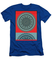 Rubino Indian Mandala - Men's T-Shirt (Athletic Fit) Men's T-Shirt (Athletic Fit) Pixels Royal Small 