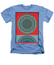 Rubino Indian Mandala - Heathers T-Shirt Heathers T-Shirt Pixels Light Blue Small 