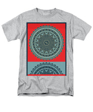 Rubino Indian Mandala - Men's T-Shirt  (Regular Fit) Men's T-Shirt (Regular Fit) Pixels Heather Small 