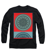 Rubino Indian Mandala - Long Sleeve T-Shirt Long Sleeve T-Shirt Pixels Black Small 