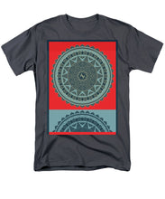 Rubino Indian Mandala - Men's T-Shirt  (Regular Fit) Men's T-Shirt (Regular Fit) Pixels Charcoal Small 