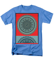 Rubino Indian Mandala - Men's T-Shirt  (Regular Fit) Men's T-Shirt (Regular Fit) Pixels Carolina Blue Small 