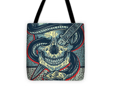 Rubino Logo Tattoo Skull - Tote Bag Tote Bag Pixels 13" x 13"  