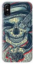 Rubino Logo Tattoo Skull - Phone Case Phone Case Pixels IPhone X Case  