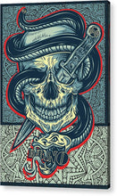 Rubino Logo Tattoo Skull - Acrylic Print Acrylic Print Pixels 6.625" x 10.000" Hanging Wire 