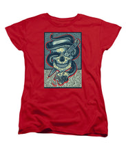 Rubino Logo Tattoo Skull - Women's T-Shirt (Standard Fit) Women's T-Shirt (Standard Fit) Pixels Red Small 