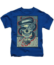 Rubino Logo Tattoo Skull - Kids T-Shirt Kids T-Shirt Pixels Royal Small 