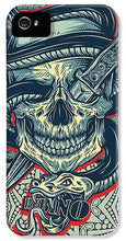 Rubino Logo Tattoo Skull - Phone Case Phone Case Pixels IPhone 5 Case  