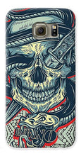 Rubino Logo Tattoo Skull - Phone Case Phone Case Pixels Galaxy S6 Case  