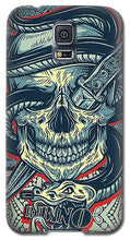 Rubino Logo Tattoo Skull - Phone Case Phone Case Pixels Galaxy S5 Case  
