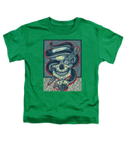Rubino Logo Tattoo Skull - Toddler T-Shirt Toddler T-Shirt Pixels Kelly Green Small 