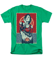 Rubino Mandala Woman Cool - Men's T-Shirt  (Regular Fit) Men's T-Shirt (Regular Fit) Pixels Kelly Green Small 