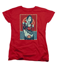 Rubino Mandala Woman Cool - Women's T-Shirt (Standard Fit) Women's T-Shirt (Standard Fit) Pixels Red Small 
