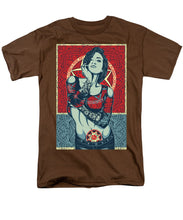 Rubino Mandala Woman Cool - Men's T-Shirt  (Regular Fit) Men's T-Shirt (Regular Fit) Pixels Coffee Small 