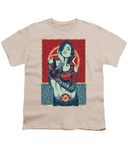Rubino Mandala Woman Cool - Youth T-Shirt Youth T-Shirt Pixels Cream Small 