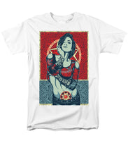 Rubino Mandala Woman Cool - Men's T-Shirt  (Regular Fit) Men's T-Shirt (Regular Fit) Pixels White Small 