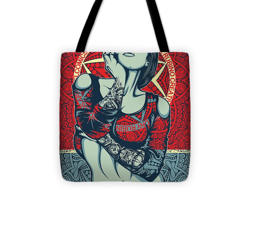 Rubino Mandala Woman Cool - Tote Bag Tote Bag Pixels 13