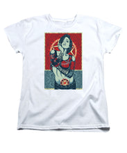 Rubino Mandala Woman Cool - Women's T-Shirt (Standard Fit) Women's T-Shirt (Standard Fit) Pixels White Small 