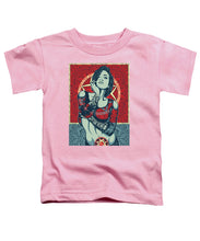 Rubino Mandala Woman Cool - Toddler T-Shirt Toddler T-Shirt Pixels Pink Small 