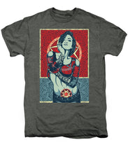 Rubino Mandala Woman Cool - Men's Premium T-Shirt Men's Premium T-Shirt Pixels Platinum Heather Small 