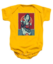 Rubino Mandala Woman Cool - Baby Onesie Baby Onesie Pixels Gold Small 