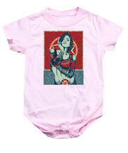 Rubino Mandala Woman Cool - Baby Onesie Baby Onesie Pixels Pink Small 
