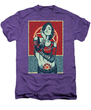 Rubino Mandala Woman Cool - Men's Premium T-Shirt Men's Premium T-Shirt Pixels Deep Purple Heather Small 