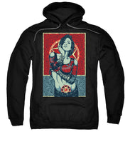 Rubino Mandala Woman Cool - Sweatshirt Sweatshirt Pixels Black Small 