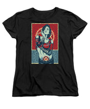 Rubino Mandala Woman Cool - Women's T-Shirt (Standard Fit) Women's T-Shirt (Standard Fit) Pixels Black Small 