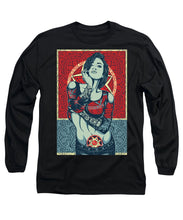 Rubino Mandala Woman Cool - Long Sleeve T-Shirt Long Sleeve T-Shirt Pixels Black Small 